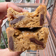 Honey Brown Butter Chocolate Chip Cookie Bar