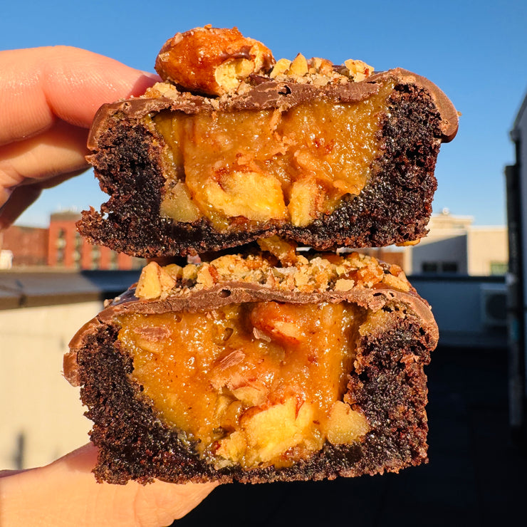 The Mixed Nut Pecan Pie Brownie Bar